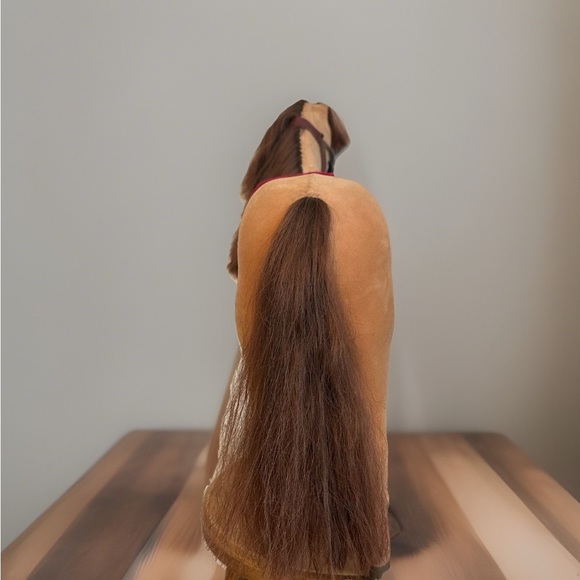 American Girl Doll Horse 19 Inches Brown Chestnut Retired Pony Equestrian Play - Picture 4 of 16
